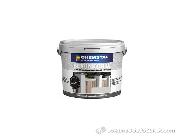 Chemstal Betonkor W Farba Do Betonu Szary Jasny 1l
