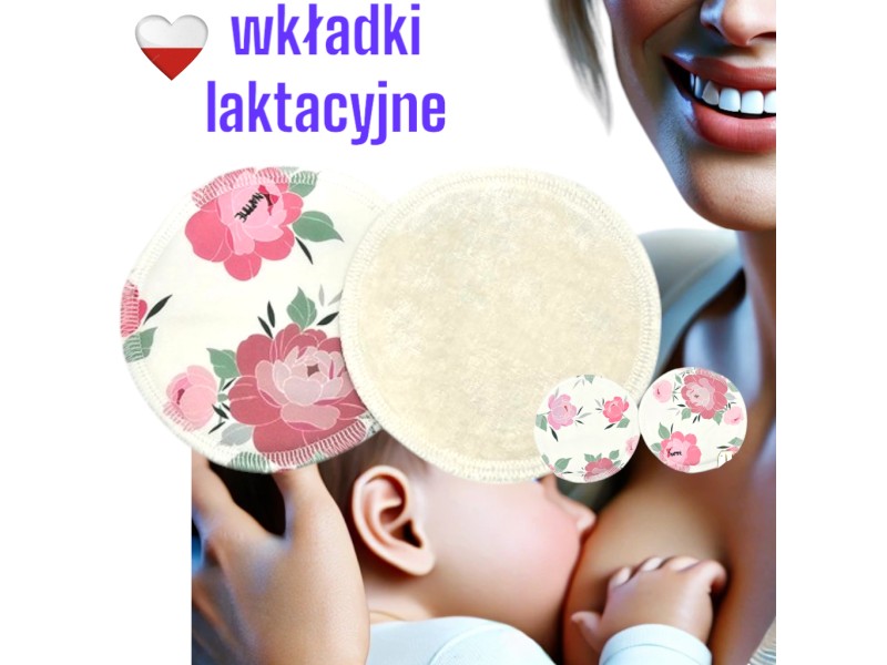 WKŁADKI LAKTACYJNE PUL bambus - PIWONIE