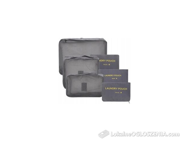 Organizery Podróżne Do Walizki Siatki Na Pranie x6