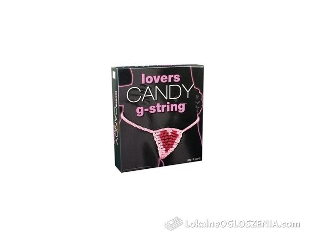Majtki z cukierków z sercem - Lovers Candy Stringi