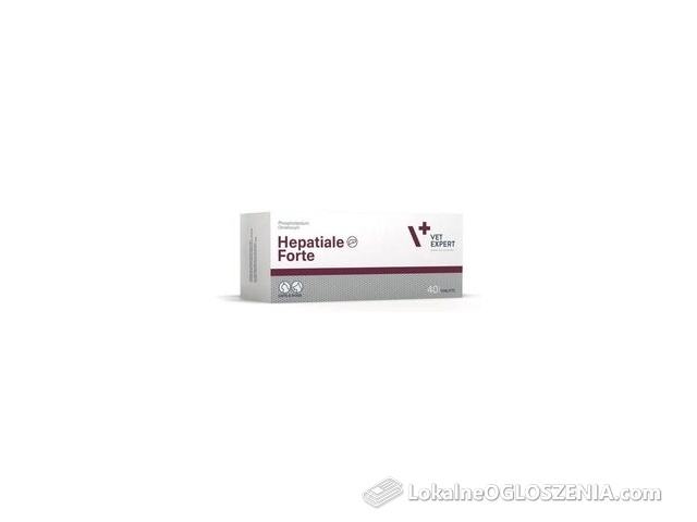 Vet Expert Hepatiale Forte preparat wspomagający funkcję wątroby dla psów i kotów 40tabl.