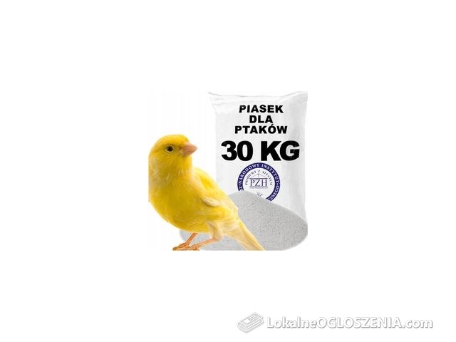 Piasek Dla Kanarka Ptaków Egzotycznych Drobny 30Kg