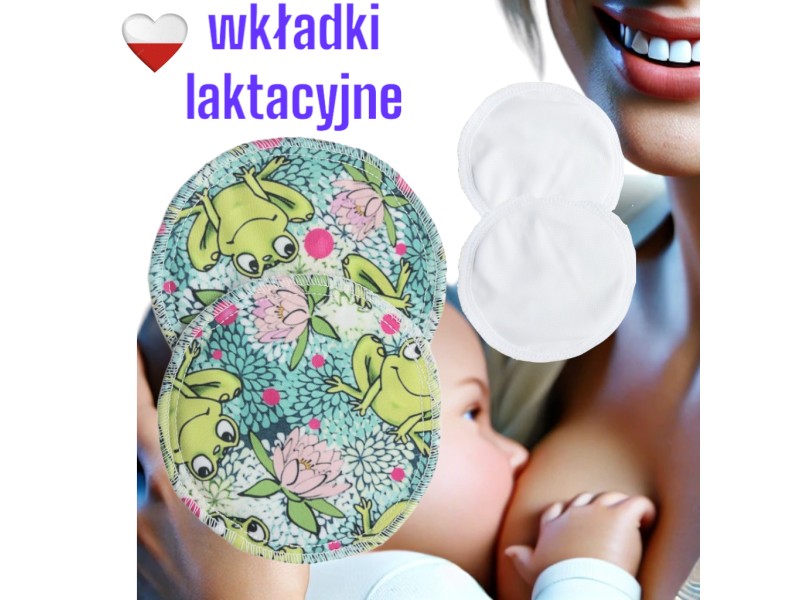 WKŁADKI LAKTACYJNE PUL coolmax - ŻABY