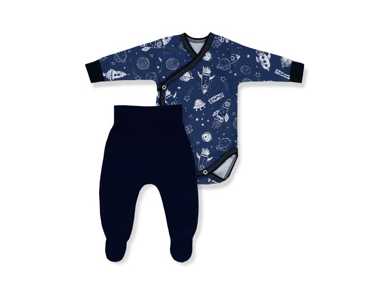 KOMPLET BODY KOPERTOWE+PÓŁŚPIOSZKI KOLEKCJA KOSMOS