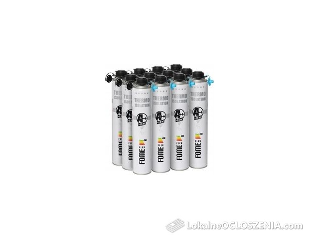 Fome Flex Piana Pur Do Ociepleń Izolacji+24 Dysze Do Natryskiwania 850Ml Fomeflex X12 1880394218