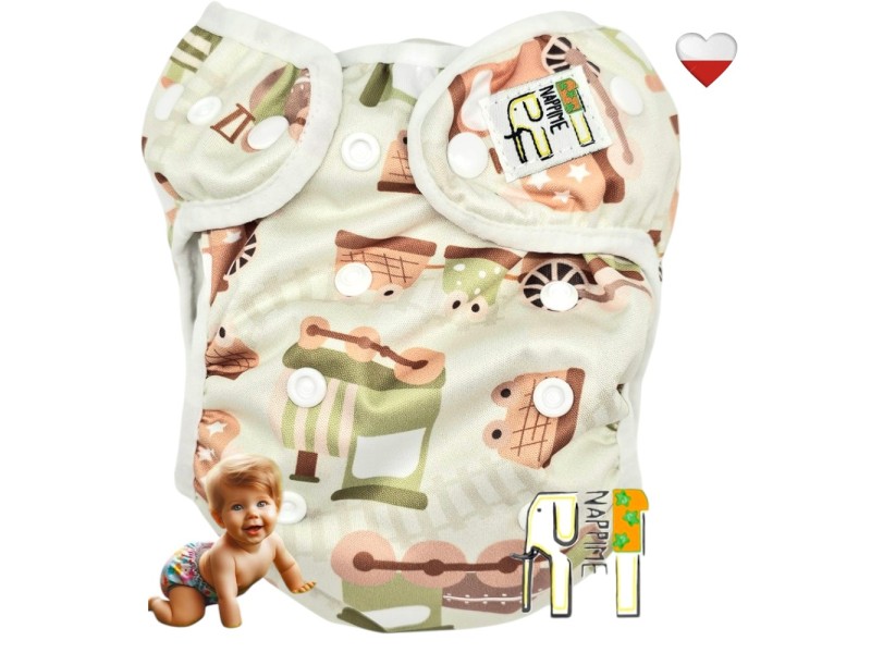 OTULACZ PUL ZE SKRZYDEŁKAMI - POCIĄGI ZIELONE