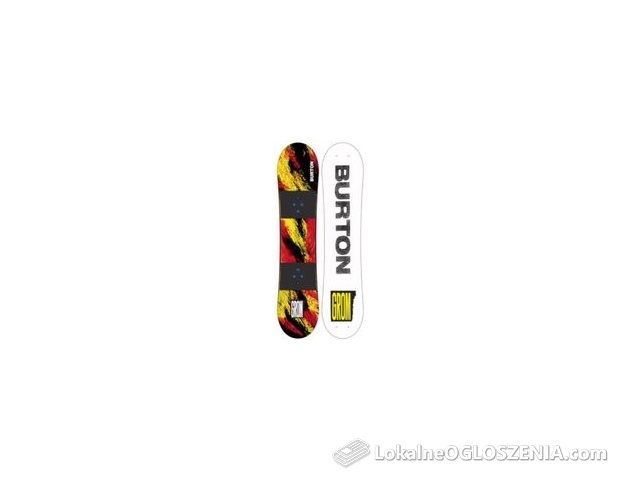 Snowboard Burton Grom Dla Dzieci Czerwony Żółty Czarny 22/23