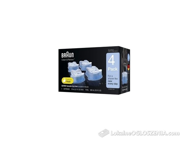 BRAUN Wkłady Dla Stacji Czyszczących Clean&Charge CCR4 