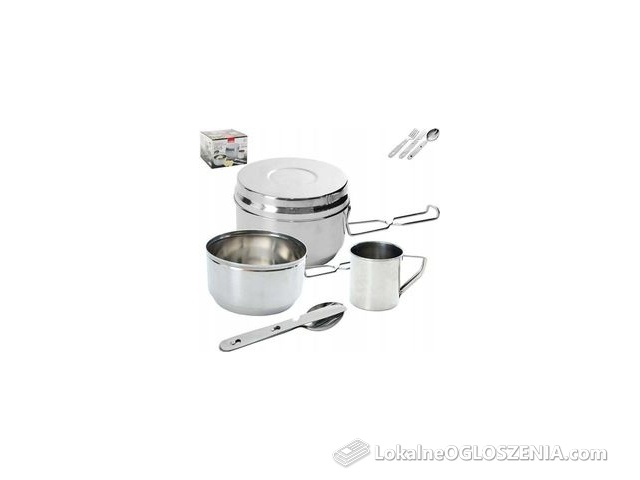 Orion Menażka Turystyczna Harcerska Wojskowa 3 Elementy Stalowa 7El 