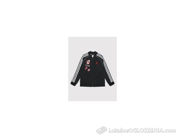 adidas Bluza Disney Mickey And Friends HF7577 Czarny Regular Fit