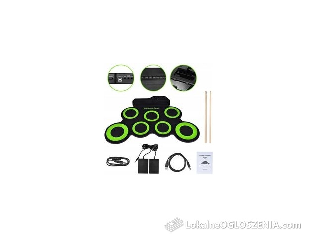 Nn Roll Up Drum Pad Zwijana Perkusja Elektroniczna