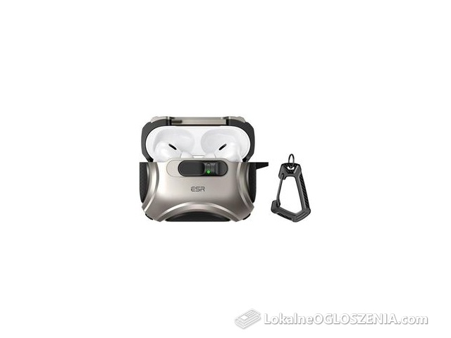 Esr Etui Cyber FlickLock HaloLock MagSafe do Apple AirPods Pro 3 Tytanowy