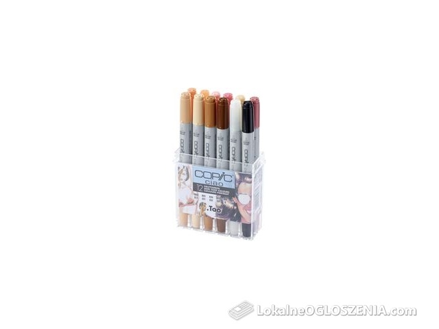 COPIC Ciao Markery Kolory Skóry 12szt