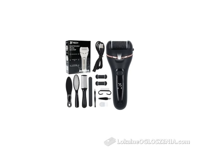 Elektryczny pilnik do stóp frezarka tarka LCD XTECH