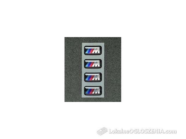 4 sztuki Naklejka Emblemat Logo felgi Bmw M Pakiet M Power