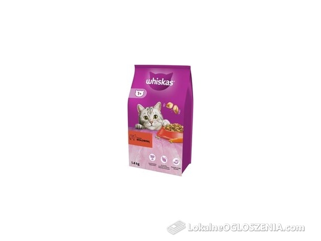 Whiskas Adult Wołowina Z Marchewką 14kg