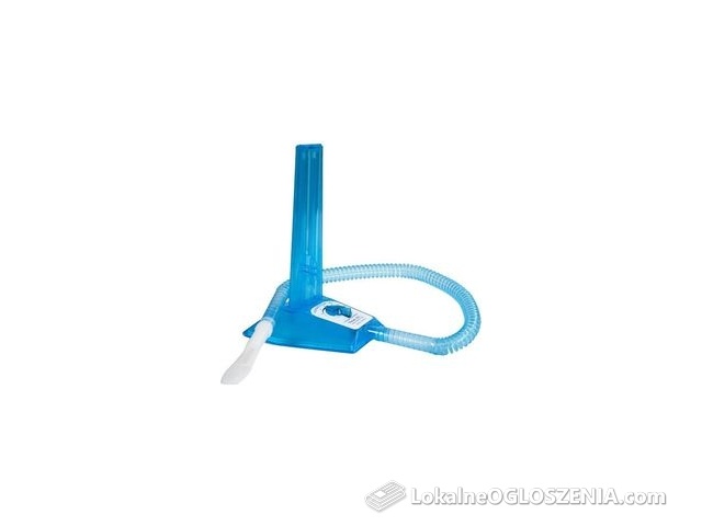 Przyrząd do ćwiczeń oddechowych - Spirometr z kulką (niebieski)