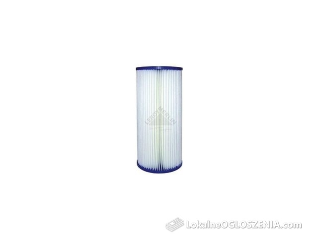 Ustm Wkład harmonijkowy 20 mikrometrów z karbowanego polipropylenu 10'' Big Blue EL10BB 127 mm / 250 mm 5907644301911