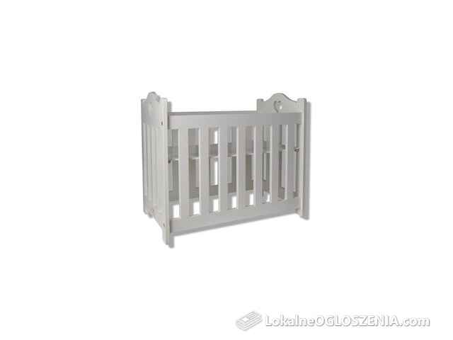 Happy Friend Drewniane Łóżeczko Dla Lalki 504322 Białe