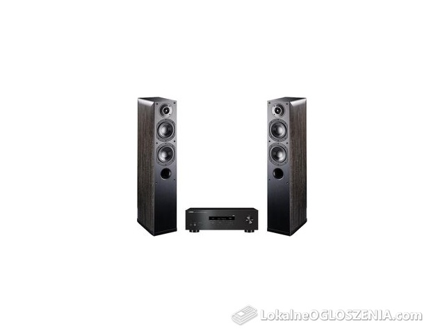 Yamaha R-S202D Czarny + Indiana Line Nota 550 X Czarny Dąb