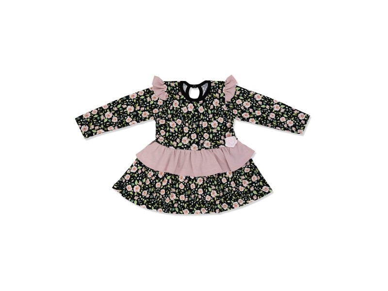 Sukienka kolekcja pudrowa róża