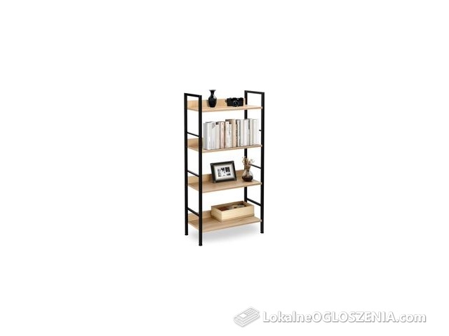 Regał Industrialny Loft Varberg Modern Oak (062830MG)