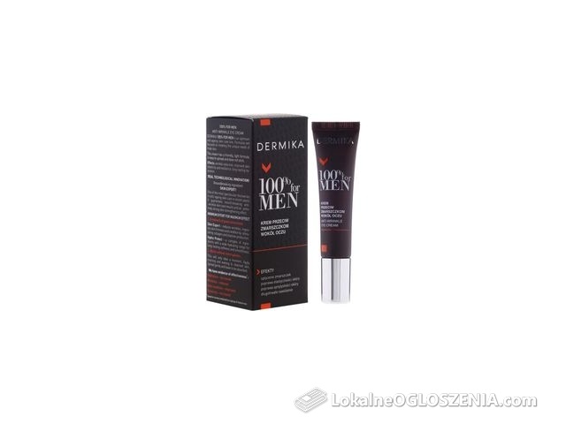 Dermika 100% for Men Krem Przeciwzmarszczkowy Wokół Oczu 15ml