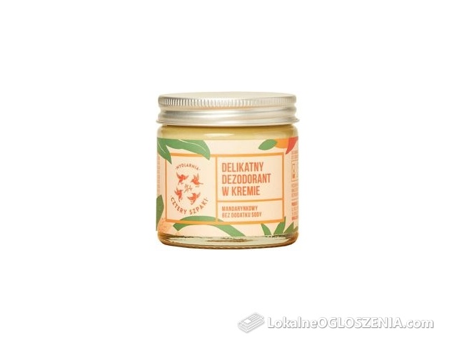 Cztery Szpaki Dezodorant w kremie bez dodatku sody mandarynkowy - 60 ml 