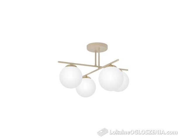 Lampa sufitowa z kloszami na 4 żarówki E14 K-5793 z serii SAVIA