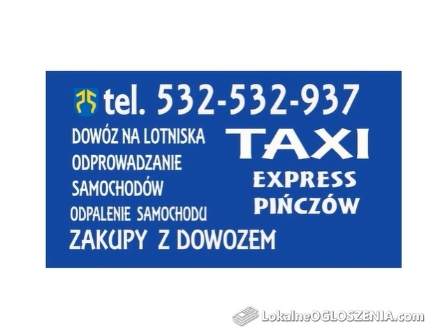 Taxi Express Pińczów 24 H TEL.+48532532937