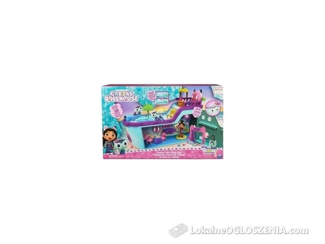 Spin Master Koci Domek Gabi Zestaw Statek Syrenokotki Figurka Syrenokotka Lalka + 18 Akcesoria Gabby'S Dollhouse