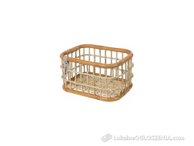 Basil Green Life Rattan Basket Medium Natural Brown 18L