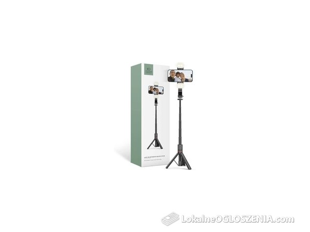 Tech-Protect Uchwyt Selfie L05S Wireless Tripod&Led Light Czarny