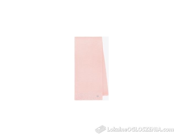 Damski szalik z cyrkoniami różowy