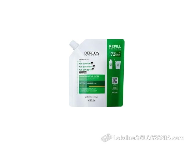 Vichy Dercos Ds Szampon Do Włosów Suchych Ecorefill Refill Zapas 390ml