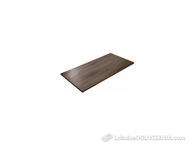 Blat laminowany dąb czekoladowy 138 x 68 cm do biurka, stołu, stolika KOLM