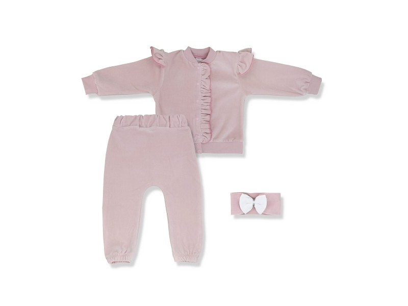 DRESIK DLA DZIEWCZYNKI PUDROWY RÓŻ