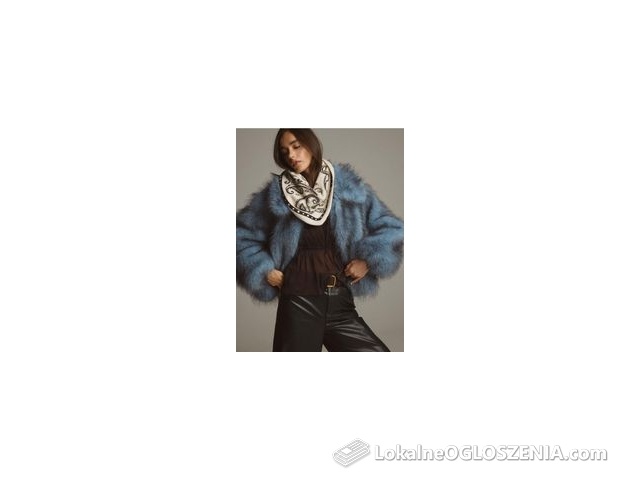 Reserved - Wzorzysty szal z domieszką wełny - czarny