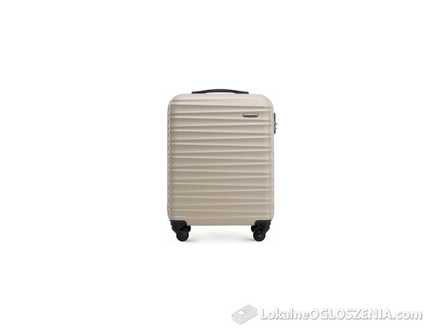Wittchen walizka kabinowa z ABS-u beżowa
