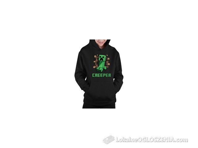 Creeper - dziecięca bluza na prezent dla fanów gry Minecraft