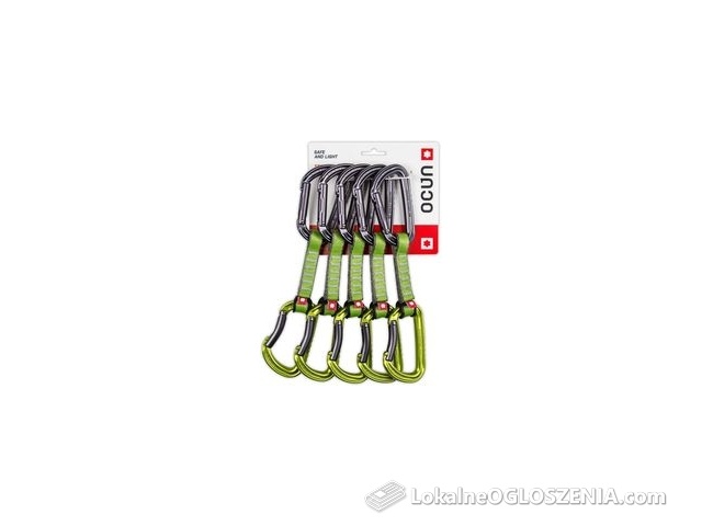 Ocun Ekspresy Wspinaczkowe Falcon Qd Pad 16Mm 10Cm 5 Pack Green Zielony