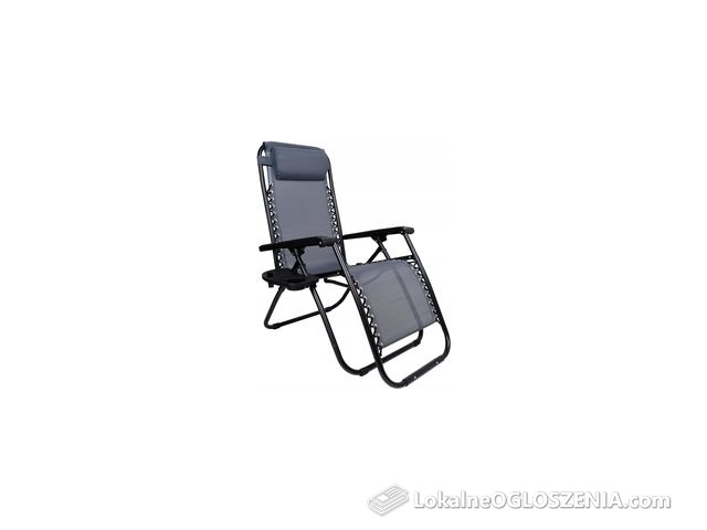 Leżak Turystyczny Fotel Plażowy Składany Ogrodowy