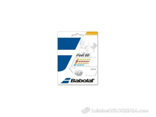 Babolat Naciąg Badminton Ifeel 66 0,66Mm Set 10M Niebieski