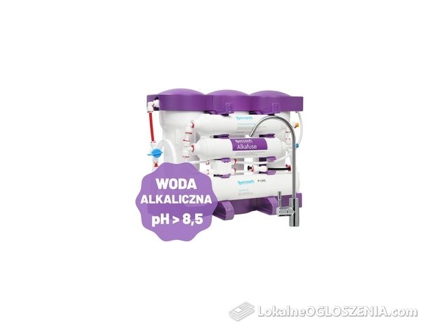 6 stopniowy system odwróconej osmozy z alkalizatorem Ecosoft Pure Alkafuse jonizator