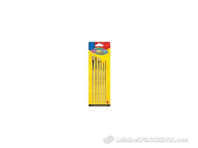 Patio Pędzelki Szkolne Colorino, 5 Sztuk