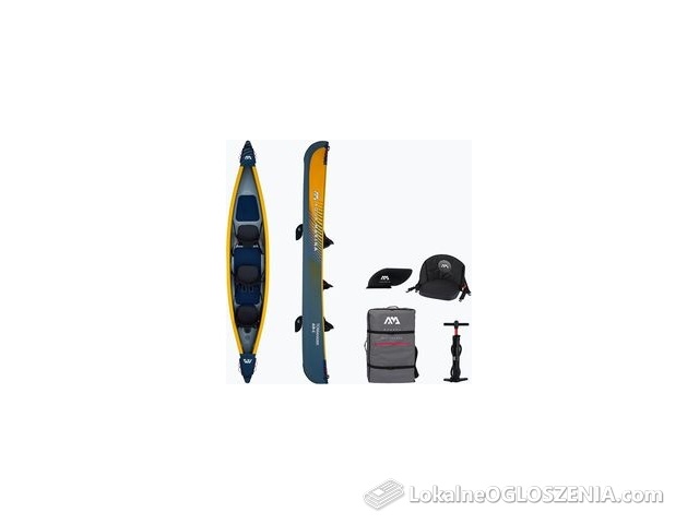 Aqua Marina Kajak Pompowany Wysokociśnieniowy 3 Os Tomahawk Air C 2024 Granatowy
