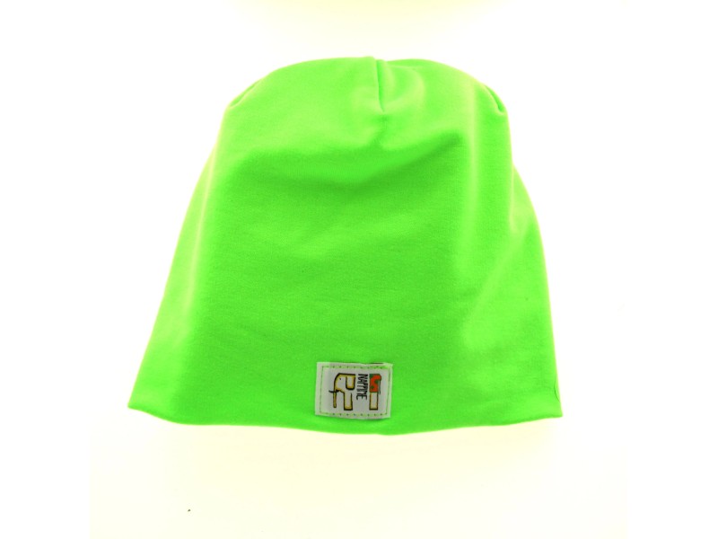 CZAPKA - ZIELONY NEON 4-7 lat