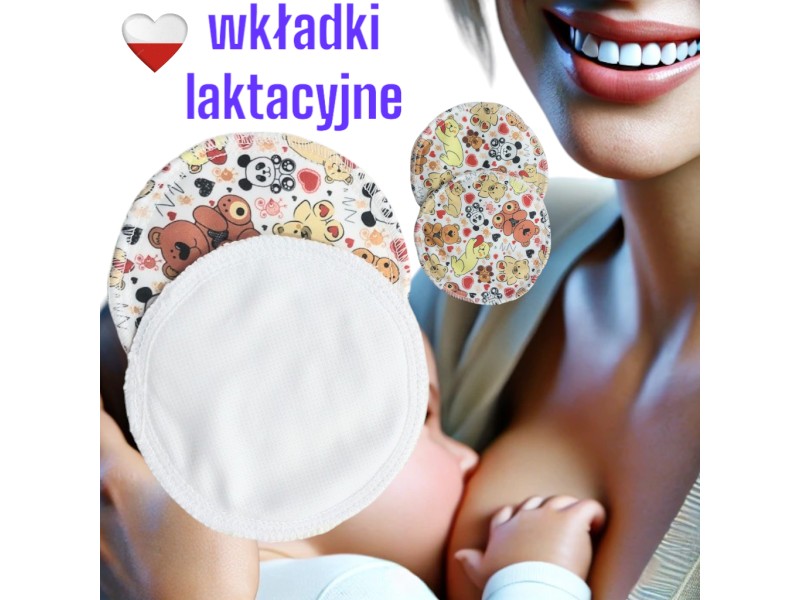 WKŁADKI LAKTACYJNE PUL coolmax - MISIE