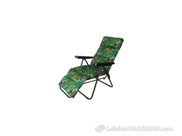 Saska Garden Fotel Ogrodowy Z Podnóżkiem 57X83X106Cm Flower