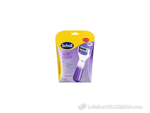 SCHOLL Pilnik elektryczny do stóp Expert Care 2w1 (fiolet)